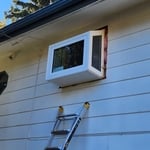 Garden window installation