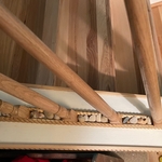 Hickory hardwood/ Stairs/ Railing