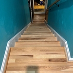Hickory hardwood/ Stairs/ Railing