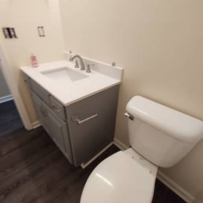 New toilet installed