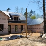 Metal house roof