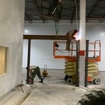 Steel mezzanine