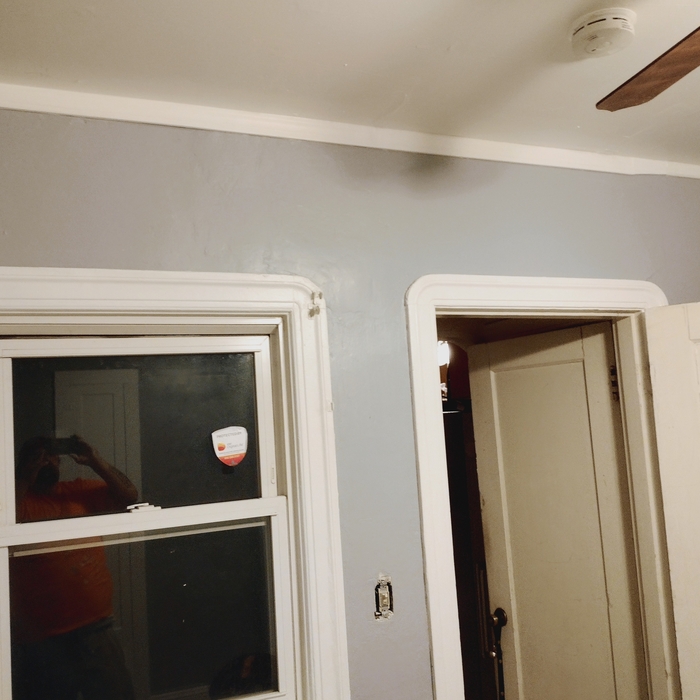 Replaced crown moulding
