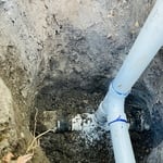Cleanup installation in main drain pipe