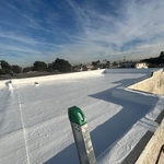 The roof system is then successfully installed.