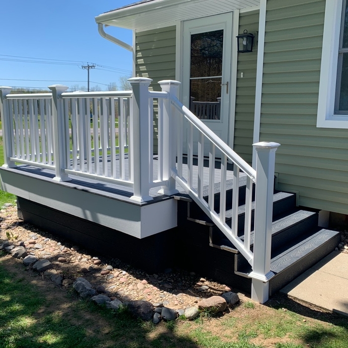 New deck & landscaping