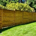 Modern Style Cedar Fence 3