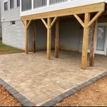 Patio with pavers