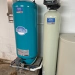 Water treatment and well pump/tank installation