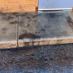 Grease clean-up, Before