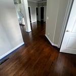 Hallway high traffic area worn out.