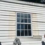 Old window being removed