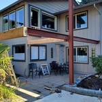 Modern deco deck and patio cover