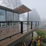 Modern deco deck and patio cover