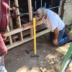 Exterior wall rebuild