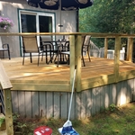 Waterproofing deck