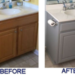 Refresh kitchen and bathroom vanity
