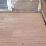 Deck staining