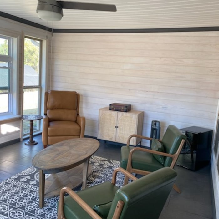 Back porch to Cigar Lounge