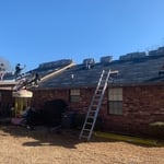 Backside of the house underlayment