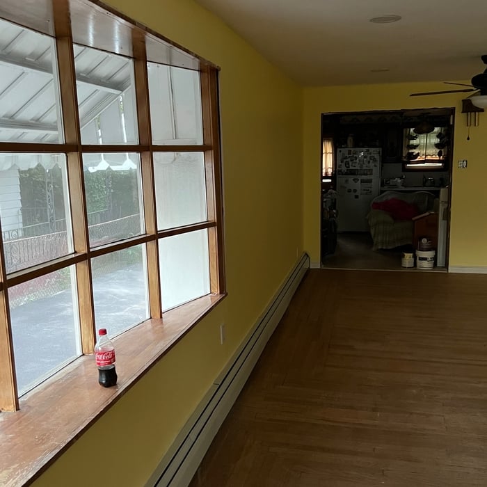 Living room renovation