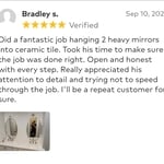 Mirror installation