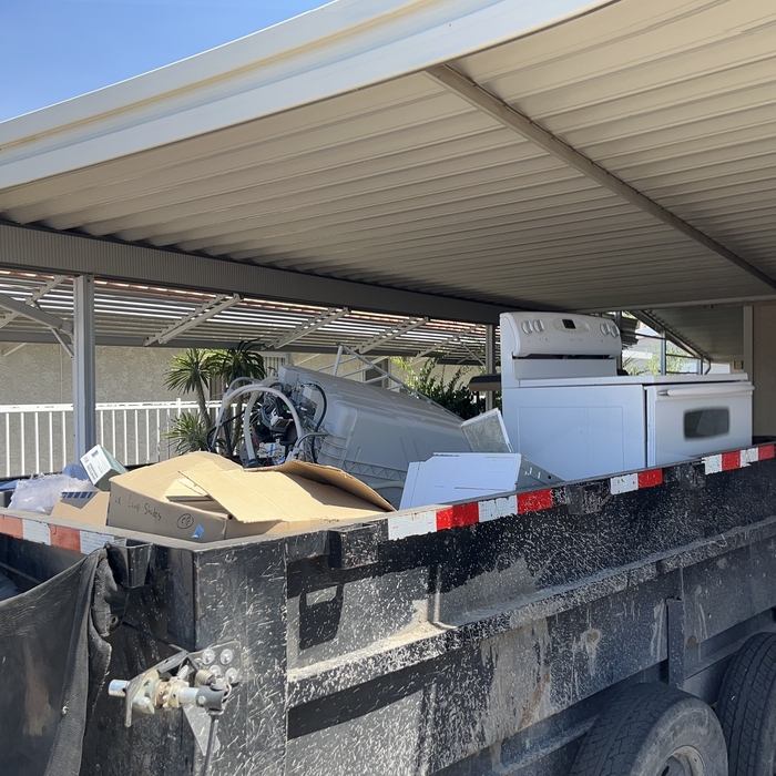 Load of junk from carport