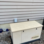Old generator ready to be removed