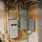 New transfer switch and sub panel installed