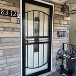 Entrance and security door installation