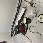 Flooring cabinet install.