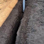 Run a drain and water line for new pool