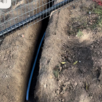 Run a drain and water line for new pool