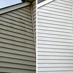 Siding algie removed