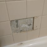 Old dish removed