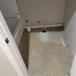 Reflooring a basement