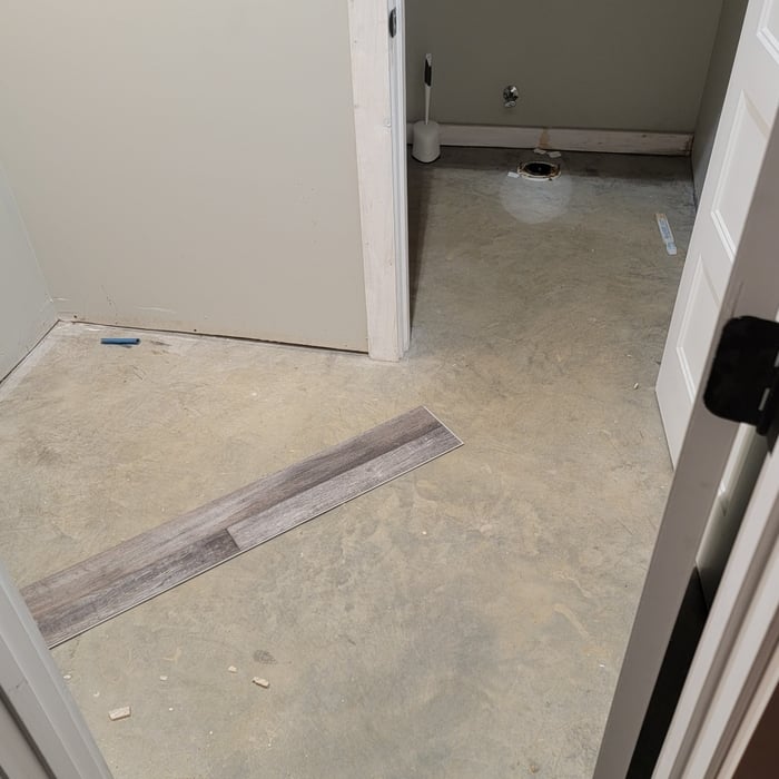 Reflooring a basement