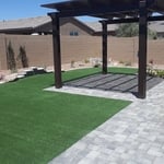 Pavers AND artificial grass