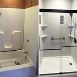 Removing bathtub and tiling with all new features