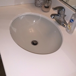 Cleaning bathroom