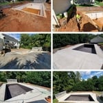In ground d pool remodel