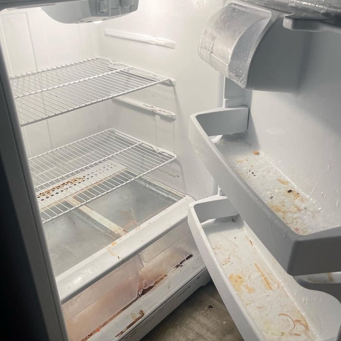 Fridge before