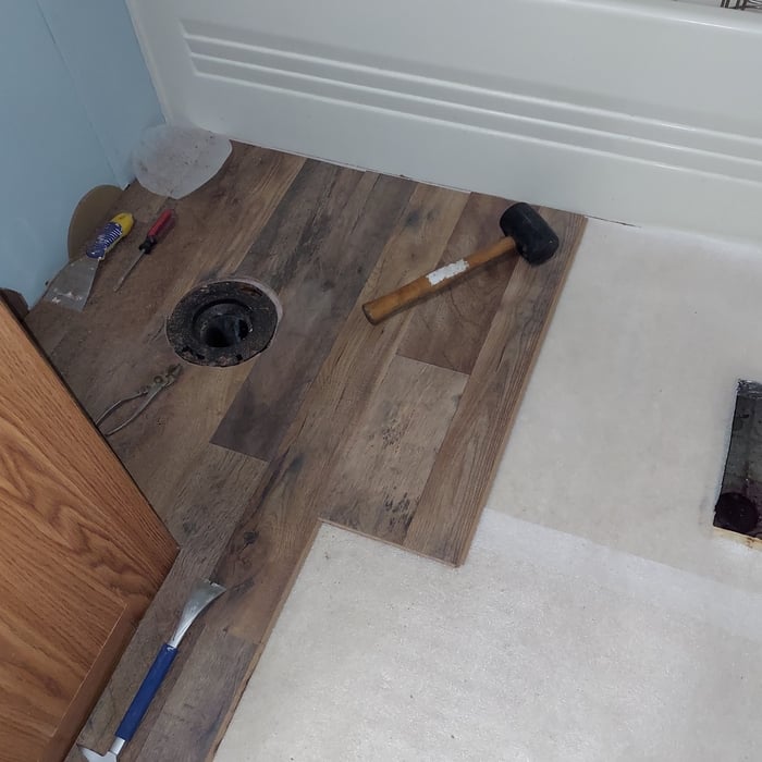 flooring started