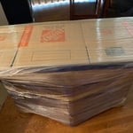 Glass table top table packed properly.