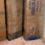 China glass cabinet is disassembled and packed properly for safely transport.