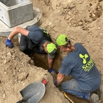 Connecting the distribution box