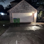 After: left side of yard and driveway