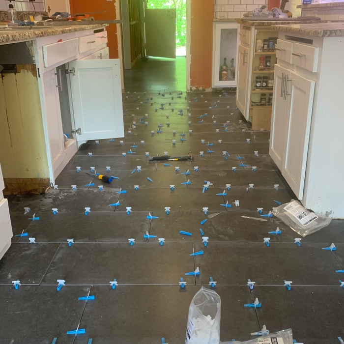 This is the new floor for the new project of the house.