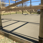 Pole barn floor