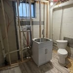 Bathroom plumbing